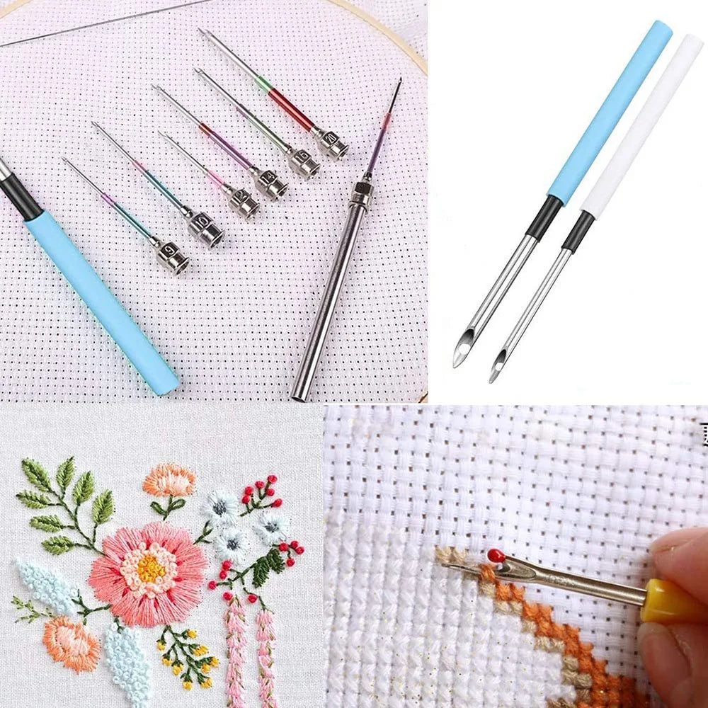 Embroidery Punch Needle Sets: Great for beginners!