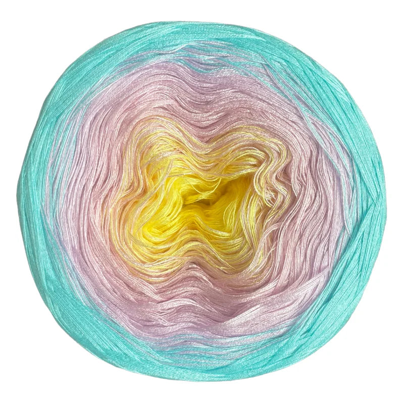 Beautiful multi-strand, multi-colored cotton yarn!