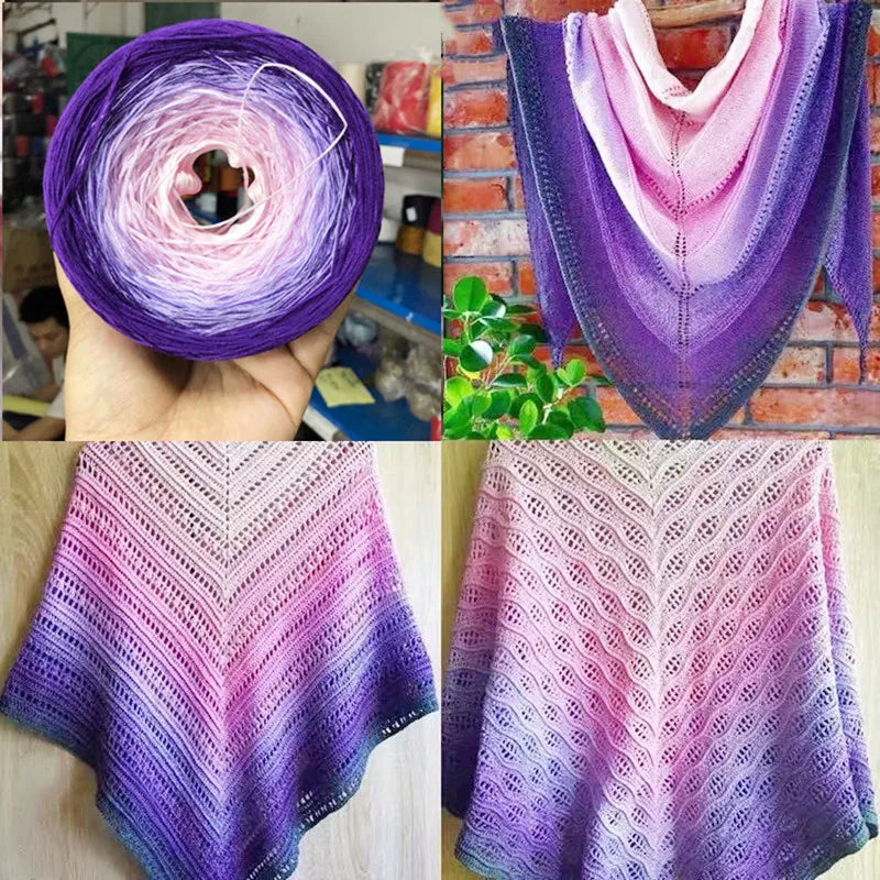 Beautiful multi-strand, multi-colored cotton yarn!