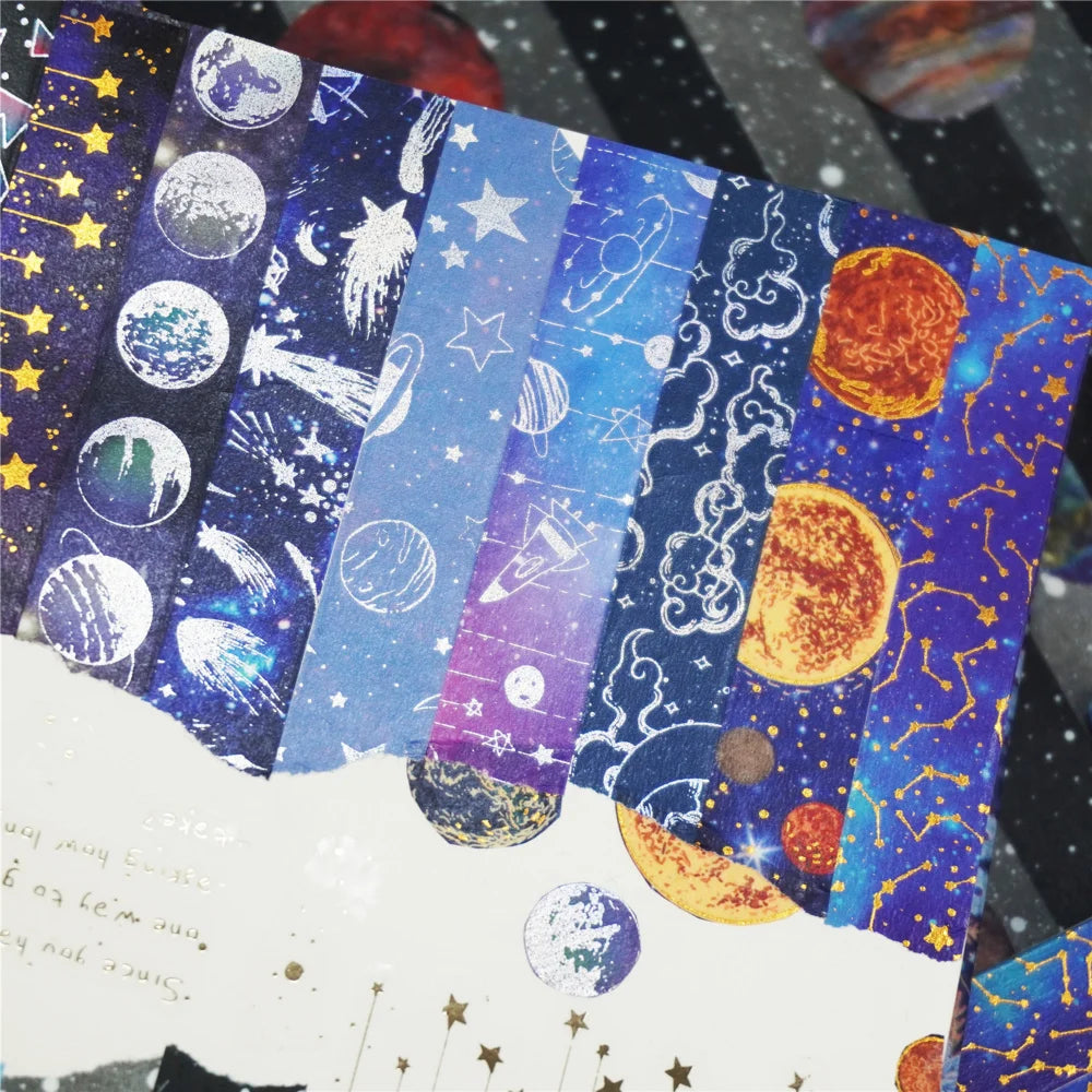 Starry Sky Washi Tape Set-for gift wrapping, scrapbooking, and more!