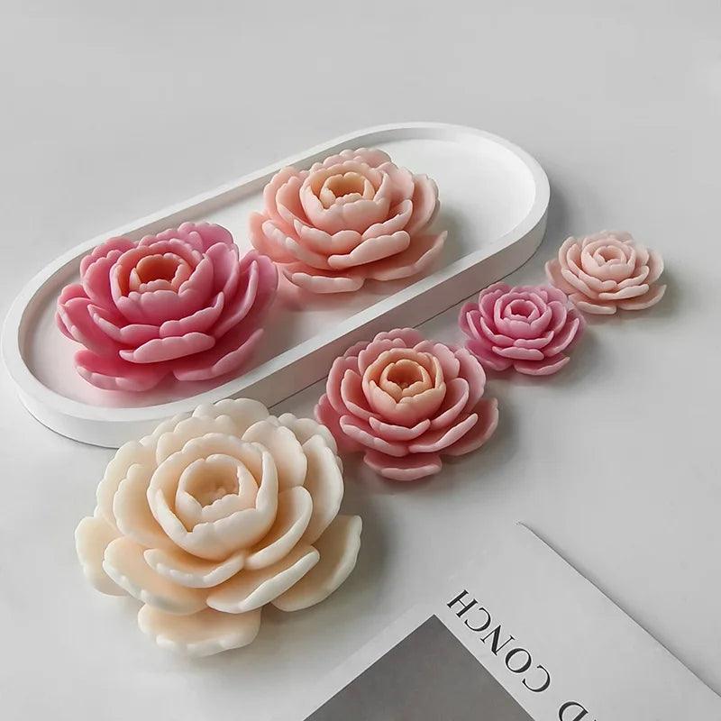 Beautiful Flower Candle Mold!