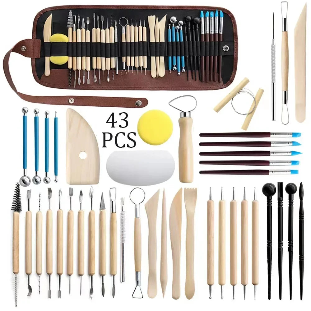 Perfect Pottery Clay Sculpting Tools Kits!