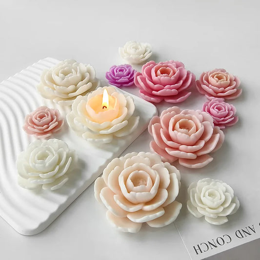 Beautiful Flower Candle Mold!
